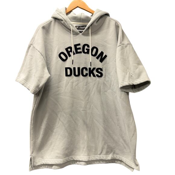 Oregon Ducks Hoodie Mens 2XL Signature Fanatics Super Soft Fleece Pullover Gray - Picture 1 of 10